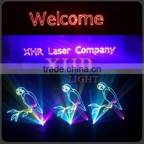 XHR Analog Modulation Mini 3W RGB Advertising Laser Light Projector photo-6