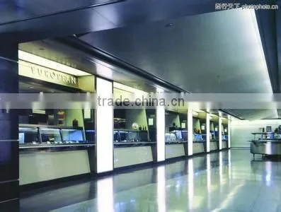 Bank bullet proof glass window