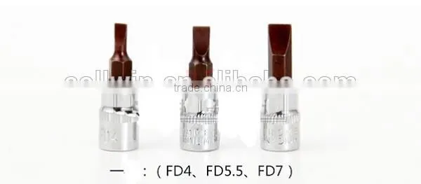 21size=One Set 1/4 Inch Socket Head Screwdriver Bits Soltted Phillips Hex Screwdriver Bit Hardware Tools With Box AR-32 photo-5