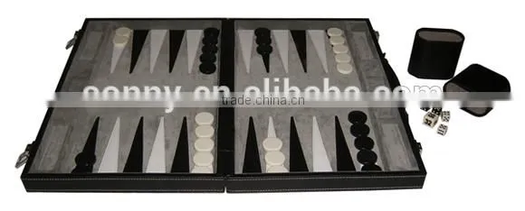 Leather Backgammon Set photo-6