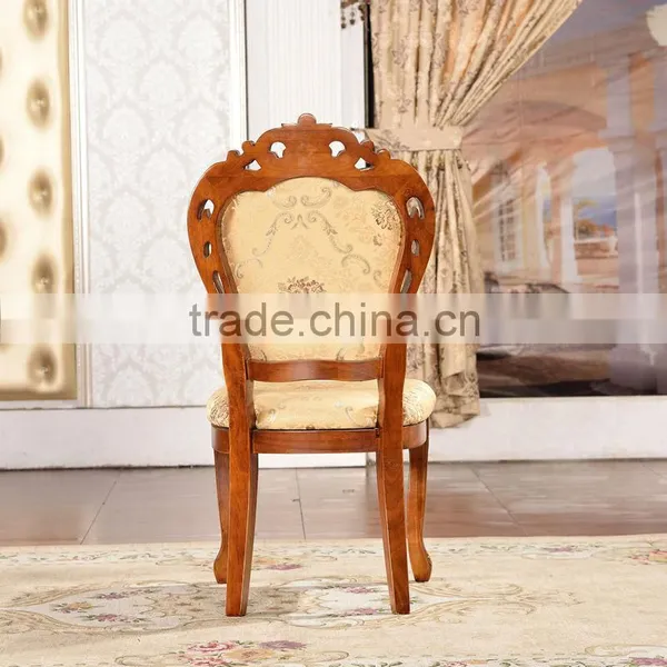 Best Seeling Durable Hand Carved Wood Chair Wood Dining Chair 993B photo-2