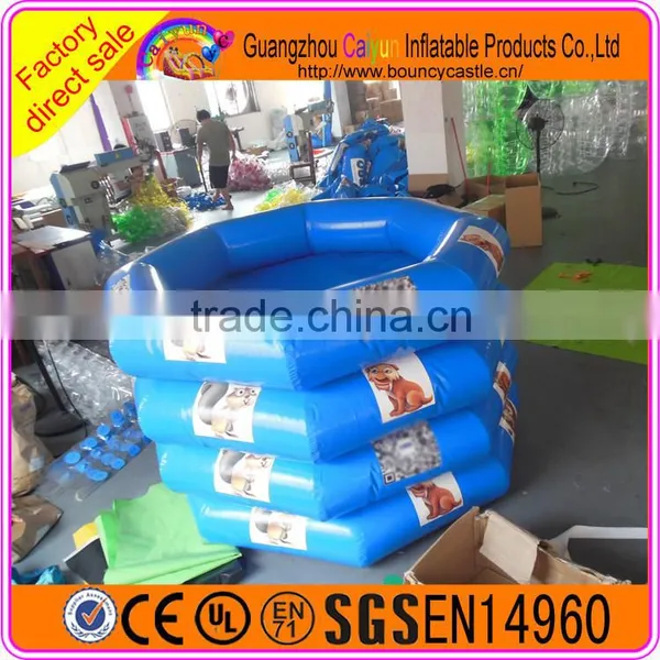 Mini Fun Inflatable Swimming Pool Blue Pool Equipment For Family Used photo-3