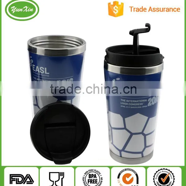 450ML 16 OZ Stainless Steel Eco Mug With DIY Design Paper Insert photo-2