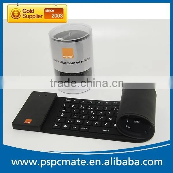 Computer 105keys Waterproof Foldable Silicon Wireless Bluetooth Keyboard photo-6