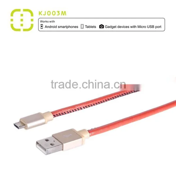 Walnut Mfi Certified Leather Cable for IPhone 6 Plus / 6 / 5S / 5C / 5 photo-4