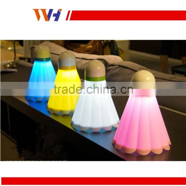 Decrative Desk Badminton Shape USB Led Lamp photo-2