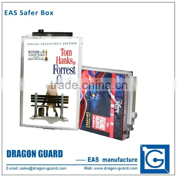 High Quality Security Eas cd Safer Transparent Plastic Am/rf Double Dvd Safer, cd Dvd Anti Theft Safer, Double Dvd Safer photo-2