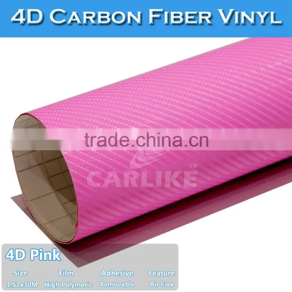 CARLIKE Multicolor 4D Glossy Carbon Fiber Wrap Vinyl Film For Car photo-3