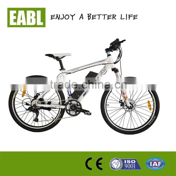 carbon fibre frame samsung battery electric MTB bike with shiman 24speed