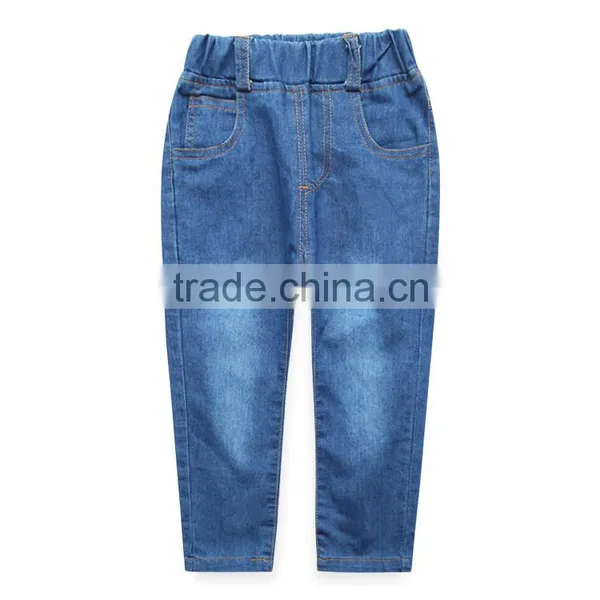 Kids Clothes Boys Denim Jeans Children Cotton Dark Blue Wash Jeans for Kids