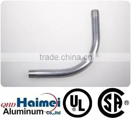 1-1/2" 6063 UL Approved Aluminum 90 Degree Elbows Pipe photo-3