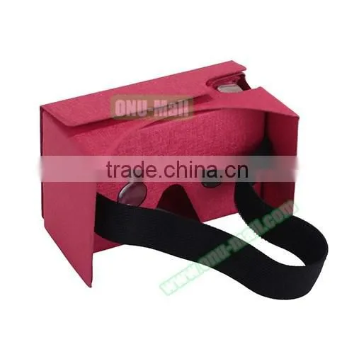 Factory Price VR BOX 2.0 Google Cardboard, 3D Glasses Bluetooth Controller for 4.7 - 6.0 Inch Mobile Phone photo-4
