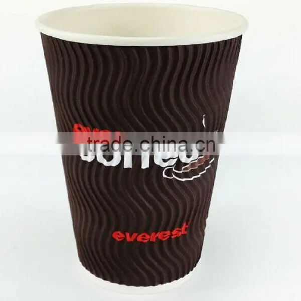 Ripple Wall Paper Cup for Hot Coffee photo-2
