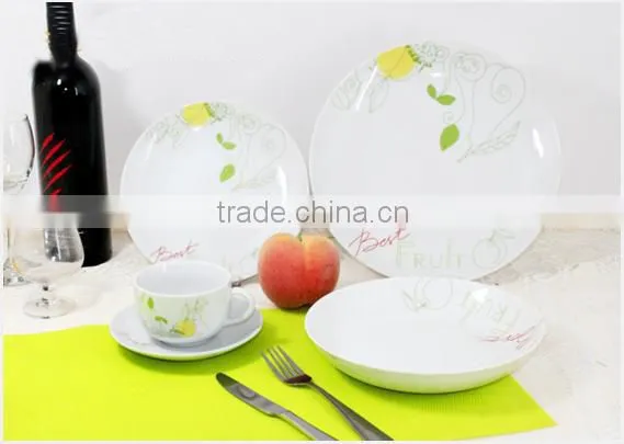 High Quality Ceramic Dinner Set Luxury Fine Porcelain Dinnerware photo-5