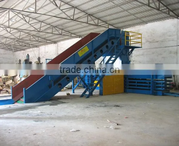 Waste Paper Hydraulic Horizontal Baler photo-6