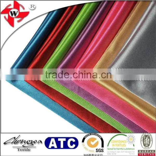 Purple Color Tricot Shiny Textile Fabric for Graduation Gown photo-4