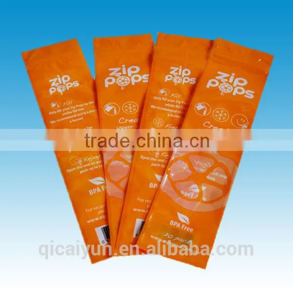 Custom Printing Ice Pop Packaging Bag