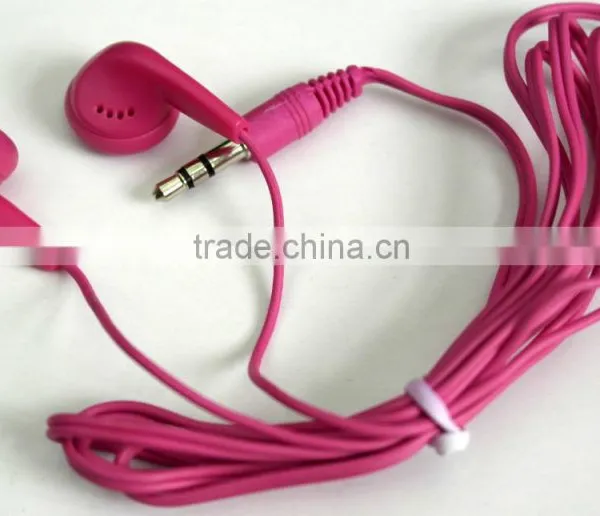 Low Cost Decent Quality Earphone Disposable Head Phones (white,Black Color) photo-2