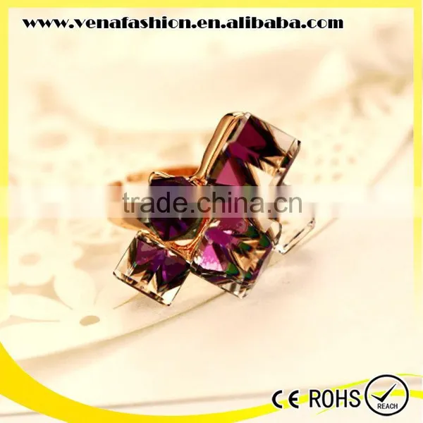 New Design Finger Crystal Chandelier Ring, Crystal Napkin Rings photo-2