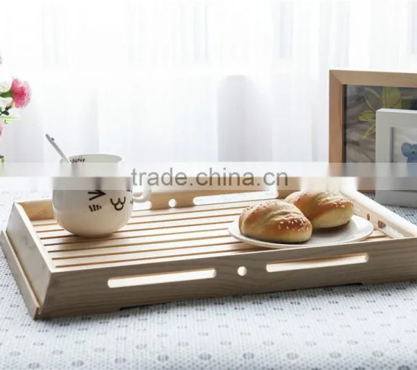 Pine Wood Cooling Tray for Food, Bread Tray