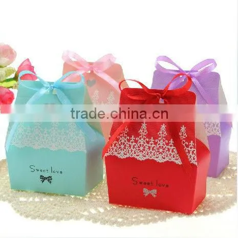 High Quality Chinese Factory Luxury Wedding Candy Box photo-4
