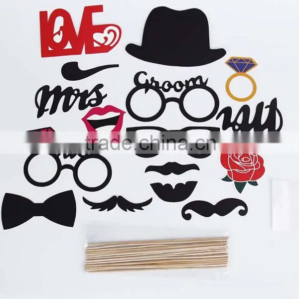 2016 Hottest IN STOCK for Birthday Party -16PCS Fashion Photo Booth Props photo-2