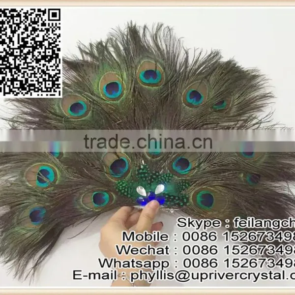Fashion Peacock Feather Samba Costume Big Headpiece For Women Girl photo-2