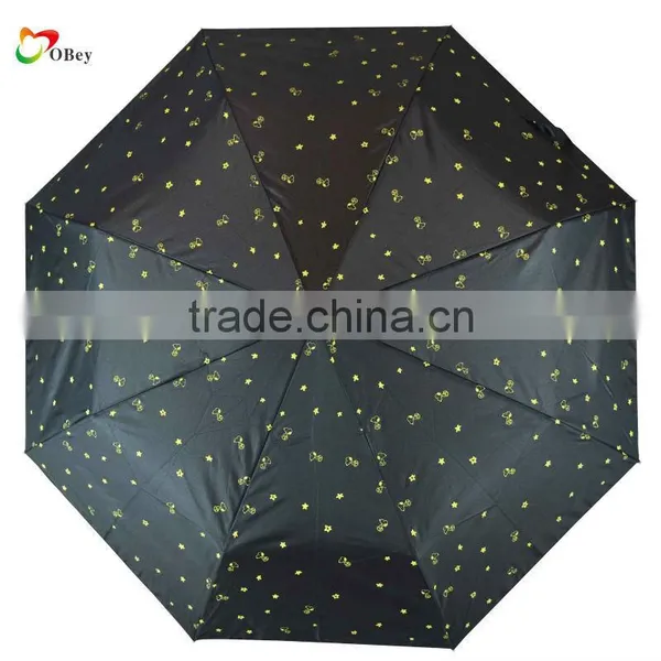 19" 3 Fold UV Protection Umbrella photo-5