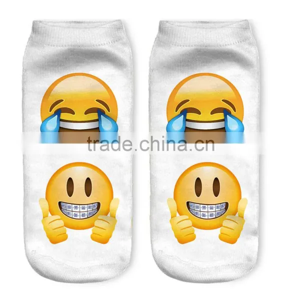 Wholesale Fashion Custom Print Emoji Socks photo-4