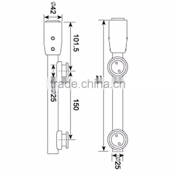 Super Quality Bathroom Glass Door Patch Fitting Price Railing Hardware Quality Choice photo-3