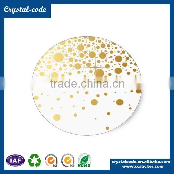Custom Printed Sticker Manufacturer Gold Foil Sticker photo-2