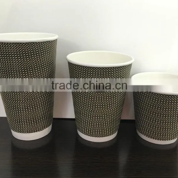 NewTop Low Cost Double Wall Ripple Coffee Paper Cup photo-4