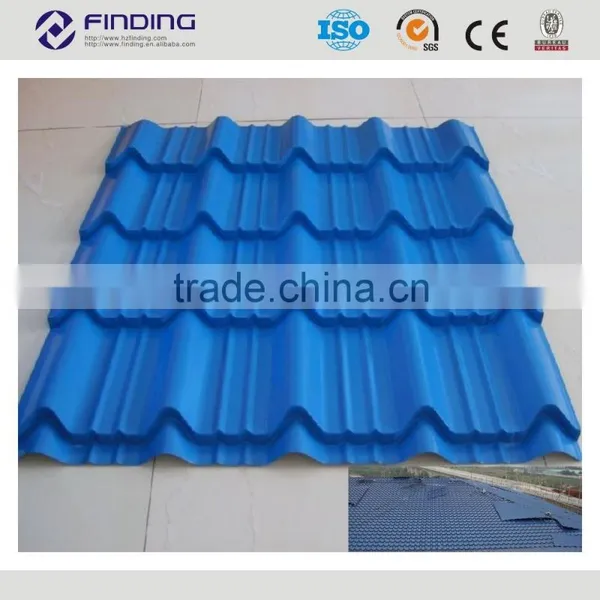 Corrugated Roof Prepainted Steel, Colored Roof Tile Corrugated Steel Plate Machining Metal Roof Tile photo-2