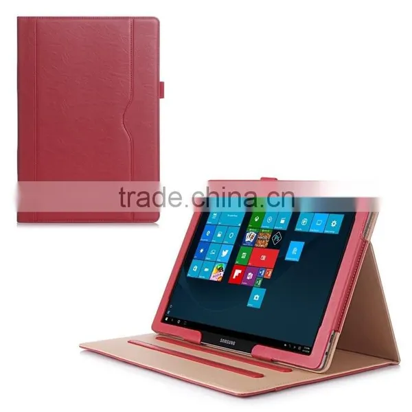 Newest Multi-View Stand PU Leather Folio Case for Samsung Tab Pro S photo-6