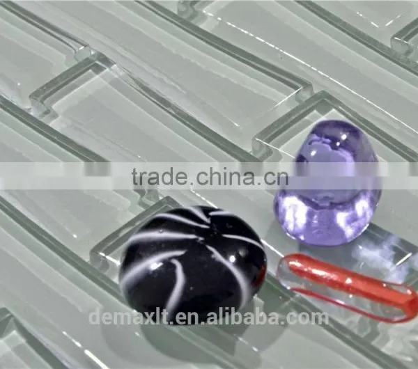 Green Color Bamboo Design Crystal Glass Mosaic for Swimming Pools photo-5