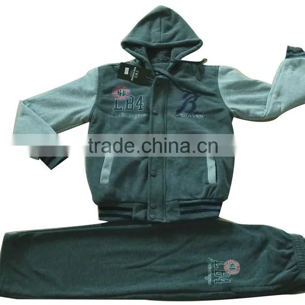 Apparel Stocks Boys Fleece Suits Boy Suit Winter Jacket photo-3