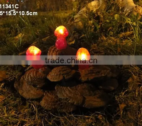 Resin Garden Mushroom Statues Decoration photo-6