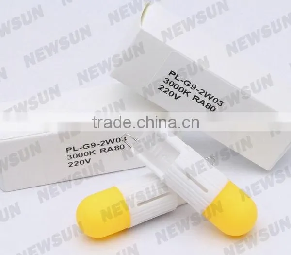 Super Bright G9 2W LED Crystal Lamps 220V Led Candle Corn Bulbs Droplight Chandelier Spot Lights G9 Led Bulb 2700K Warm White photo-5