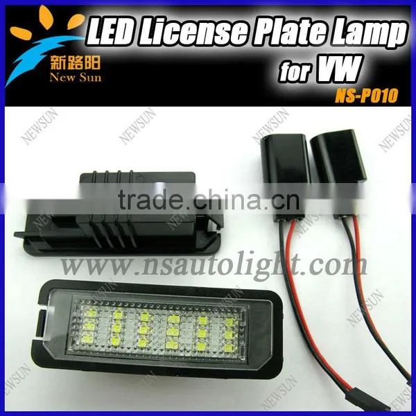 Good Quality Wholesale Led License Lamp For GOLF4,For EOS 06~09 Car Parts Led Number Plate Light For VW