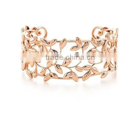 Stainless Steel Newest Style for Olive Leaf Design Bracelet photo-2