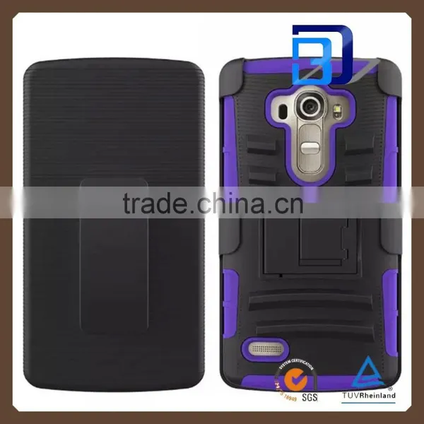 Fashionable Popular Shockproof Heavy Duty Armor Case Cover 3 in 1 Belt Armor Slim Case For LG G4s Fast Delivery photo-2