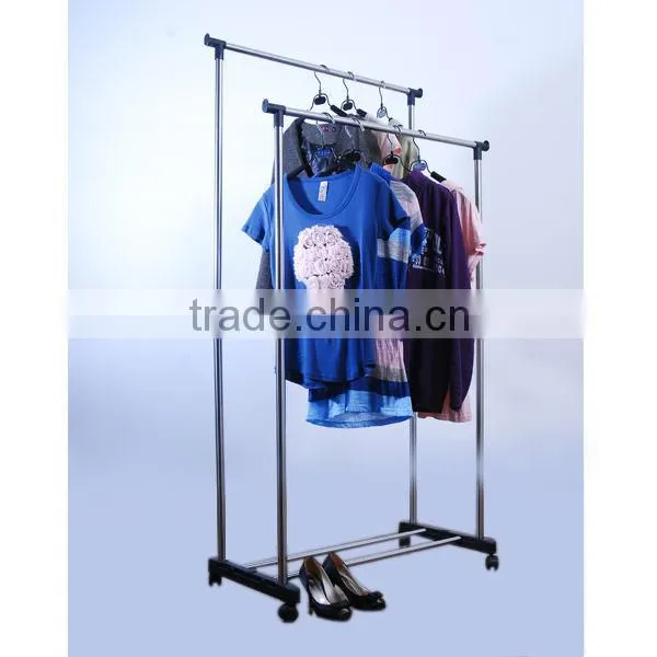 Ty236 Adjustable Stainless Steel Hangers/ Double Pole Dryer Hanger Stand