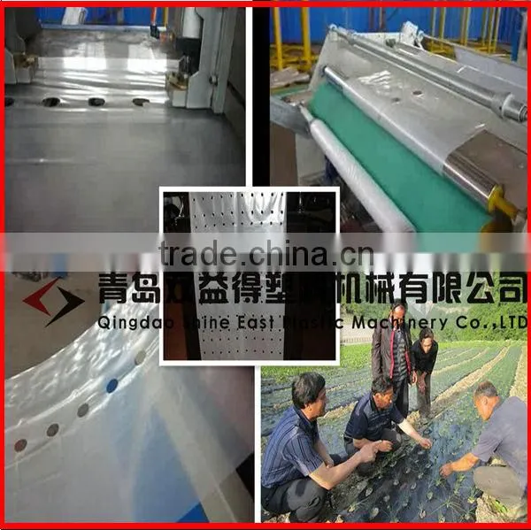 PE Film punching machine / film processing machine / macro perforation