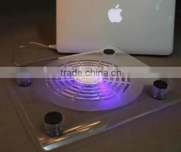 High Quality Colorful Notebook Laptop Cooling Stand With Led Light photo-3