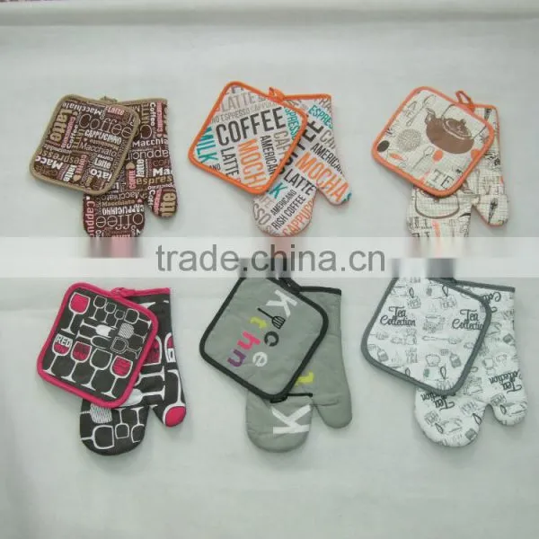 Pigment Printing Tea Towel Shaped Pot Holder Kitchen Basics Oven Mitten photo-2