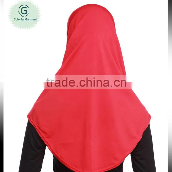 Sexy Muslim Girl Wearing Head Cover Elastic Outside Hat photo-3