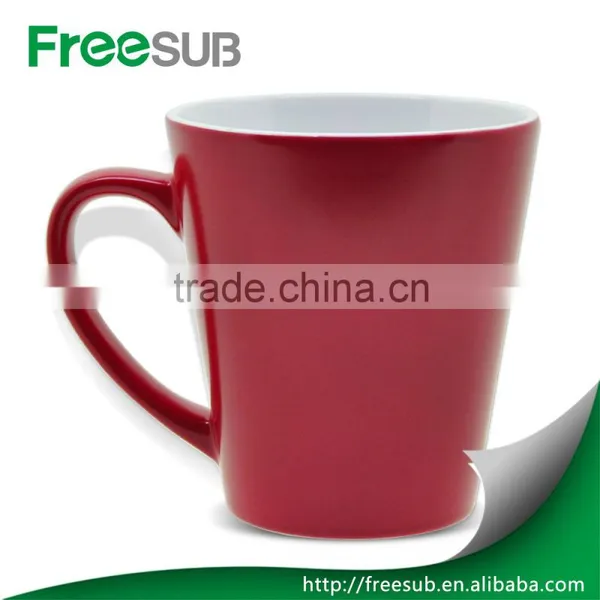New Wholesale Ceramic Blank 12 oz Conical Sublimation Temperature Changing Mugs photo-4