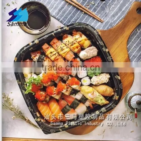 SM1-3110A 2016 Big Size Square Shape Sushi Tray With OPS Lid photo-2