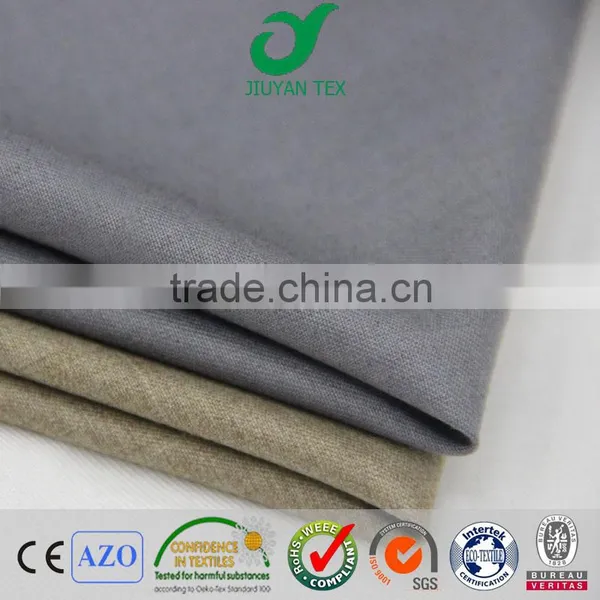2016 Dubai Market Hot Selling Man tr Plain Weave Slubbed Suiting Textile Fabric for Cool Reason