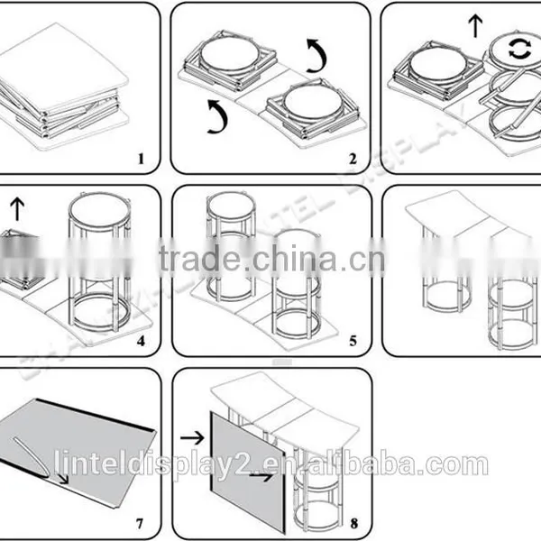 Round Rotation Retail Display Table photo-6